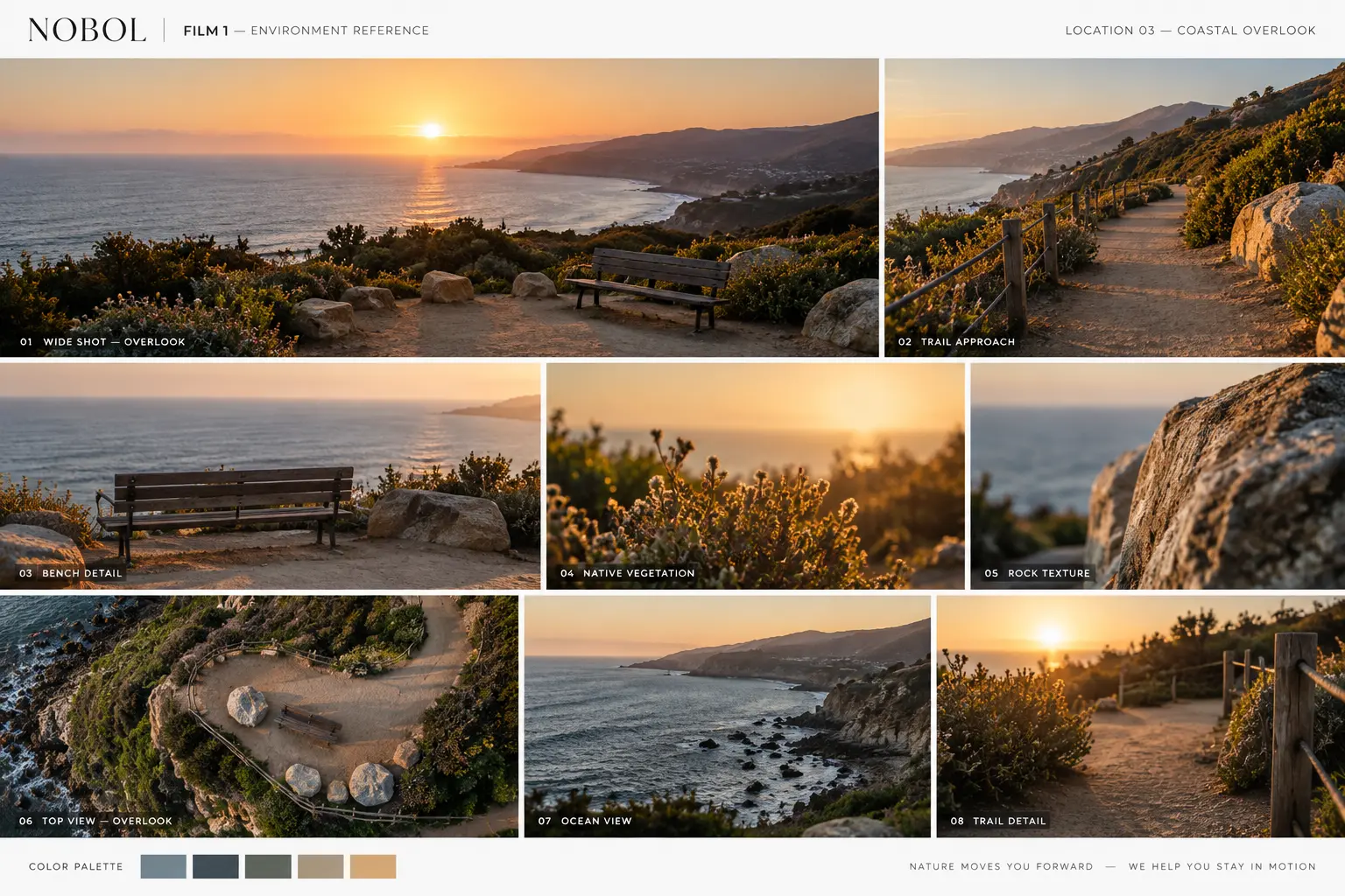 Golden-hour environment