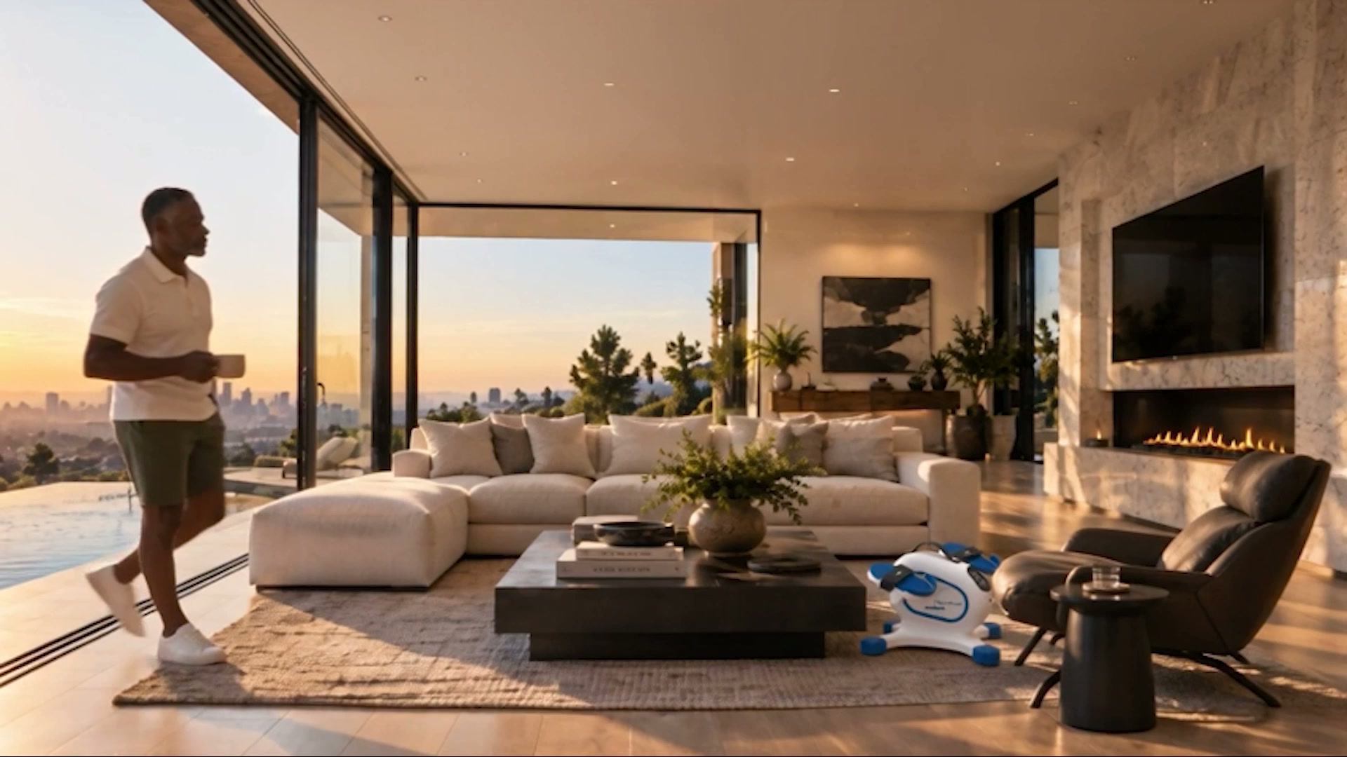 Los Angeles home and morning light
